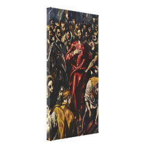 El Greco - disrobing of Christ Stretched Canvas Print