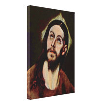 El Greco - Head of Christ Stretched Canvas Prints