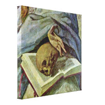El Greco - penitent Mary Magdalene detail Stretched Canvas Print
