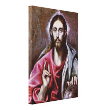 El Greco - The Saviour of the world Gallery Wrap Canvas