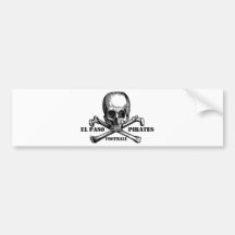 El Paso Pirates Souveniers Bumper Stickers