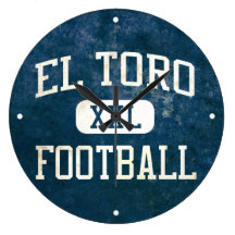 El Toro Chargers Football Wallclock