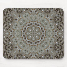 Elaborate Steampunk Mandala Mousepad