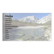 Elbow River, Alberta, Canada Business Card Template
