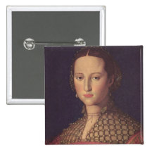 Eleanor of Toledo Square Button