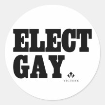 Elect Gay Stickers