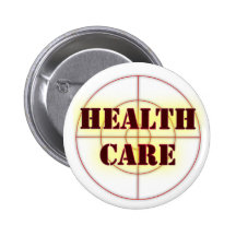 Election 2008 Health Care Issues Button