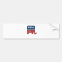 election animal elephant republican bumper sticker