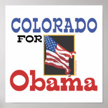 Election Colorado for Obama Poster