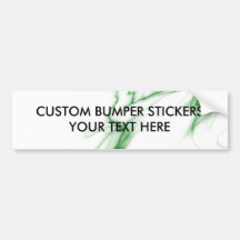 Electric Lightning Green Bumper Stickers