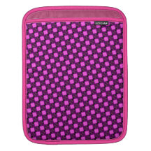 Electric Pink Cubes Sleeves For iPads