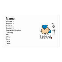 Electrician Business Card Template