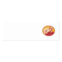 Electrician Power Line Worker Lightning Bolt Business Card