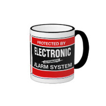 Electronic Alarm System Coffee Mug