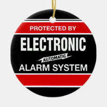 Electronic Alarm System Ornament