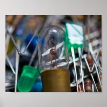 Electronic Parts Jumble Poster