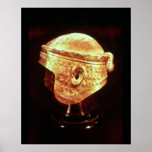 Electrum Helmet of King Mes-Kalem-Dug Print