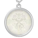 elegant art deco flora bliss personalized necklace