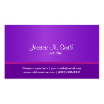 Elegant,blue purple business card.
