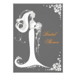 Elegant Bride Bridal Shower Party Announcement