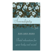 Elegant Brocade Business Card