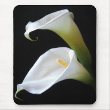 Elegant Calla Lily Flowers 4 Mouse Pads