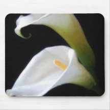Elegant Calla Lily Flowers 4 Painterly Mouse Pads