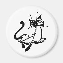 Elegant Cat Magnet