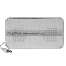 Elegant crispy design notebook speakers