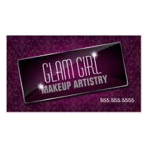 Elegant Damask Glass Button and Sparkles Business Card Template
