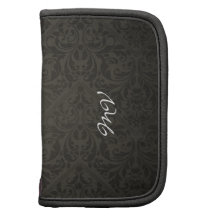 Elegant Damask Monogram Planner