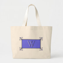 Elegant Framed Monogram Tote Bag