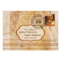 Elegant French Romance Save the Date Invitation