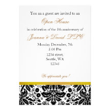 Elegant gold Corporate party Invitation