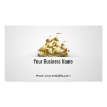 Elegant Gold Sailboat Business Card