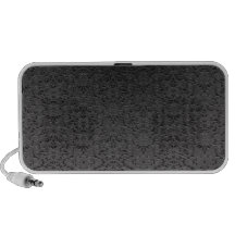 Elegant grey floral speaker