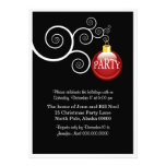 Elegant Holiday Christmas Party Invitations invitations
