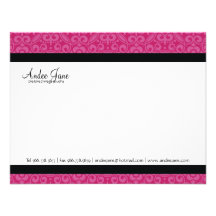 Elegant Jewellery Designer Notecards Personalised Invite