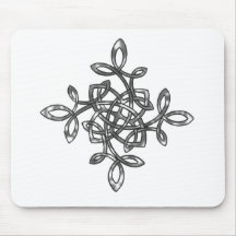 Elegant Knot Mouse Pad