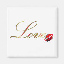 elegant love fridge magnet