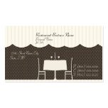 Elegant Modern Catering/Restaurant Business Card