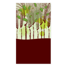 elegant modern culture nature business card templ