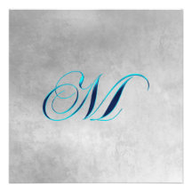 Elegant Monogram Invitation