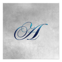 Elegant Monogram Invitation