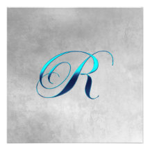 Elegant Monogram Invitation