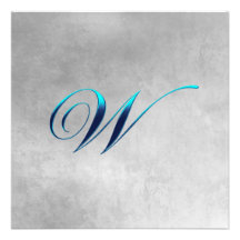 Elegant Monogram Invitation