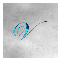 Elegant Monogram Invitation