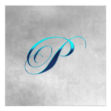 Elegant Monogram Invitation