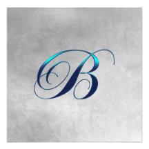 Elegant Monogram Invitation