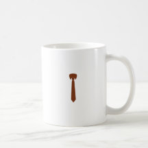 Elegant necktie mug
